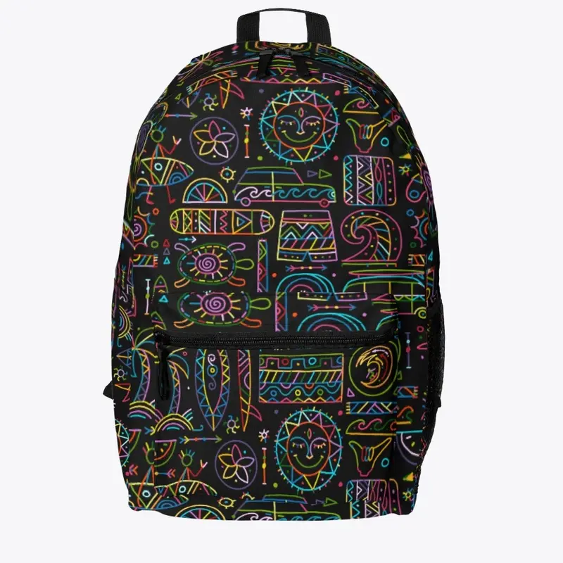 Neon Surf Backpack